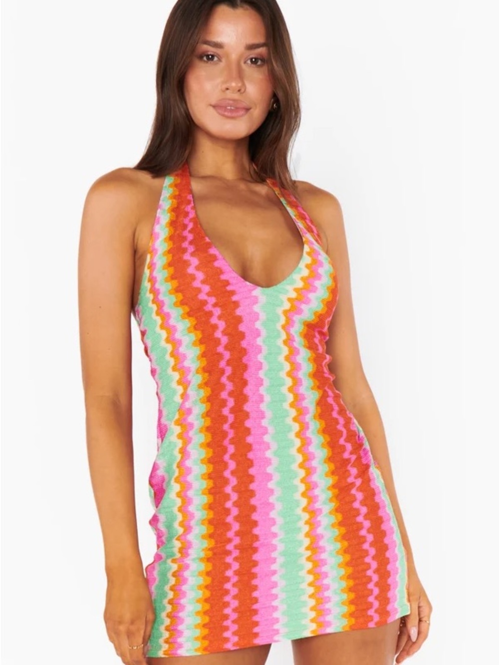 NWT Show Me Your Mumu Kate Halter Mini Dress